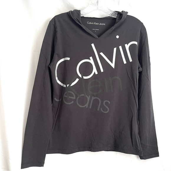 Calvin Klein Women's Black Long Sleeve Top - Picture 1 of 7